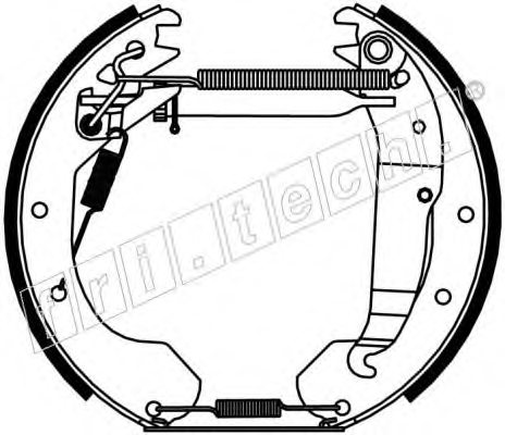 fri.tech. 16242 Brake Shoe Set